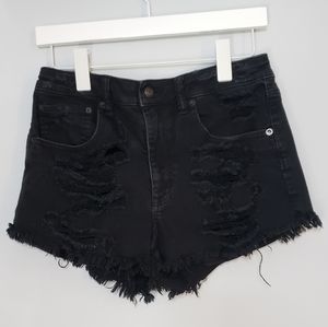 AEO Vintage Hi Rise Festival Denim Shorts
